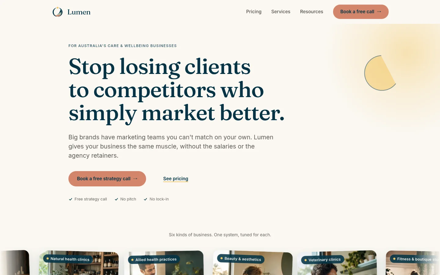 Lumen website